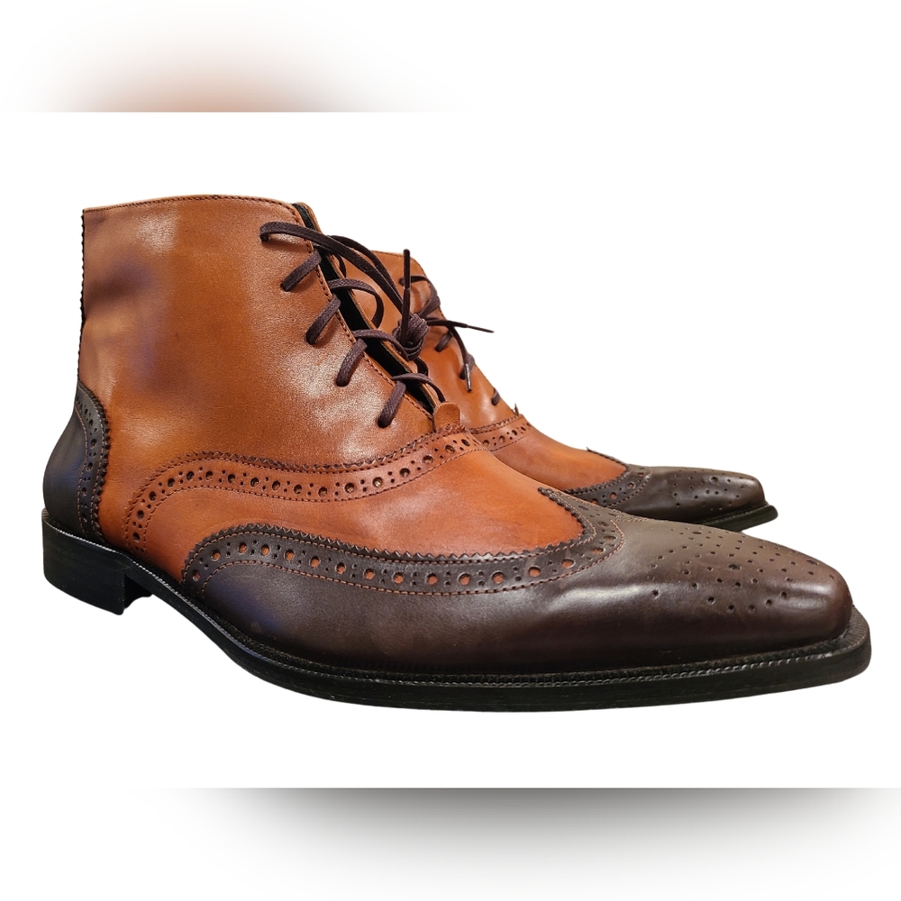 GIROTTI ◇ Brogue Angle Shoe - US 12